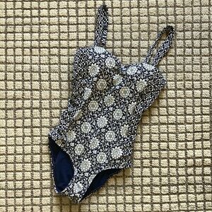 Jantzen Floral Bandeau One Piece